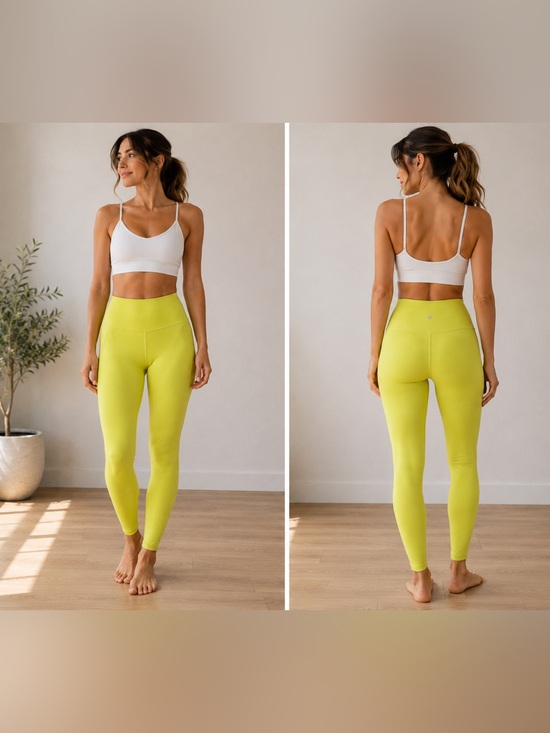 lululemon athletica Pants - Lululemon Align High-Rise Leggings Women’s Neon Yellow Lime Yoga Pants size 2-4